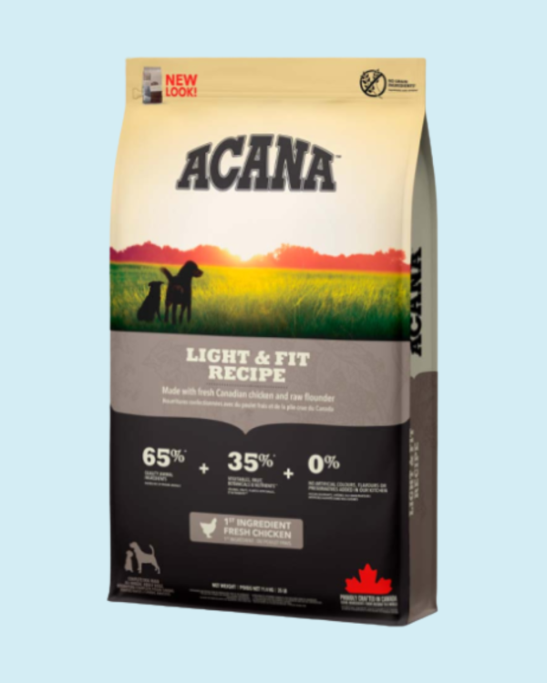 ACANA LIGHT AND FIT RECEPIE 11,34K