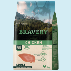 BRAVERY CHICKEN ADULT LARGE/MEDIUM BREEDS 4KG