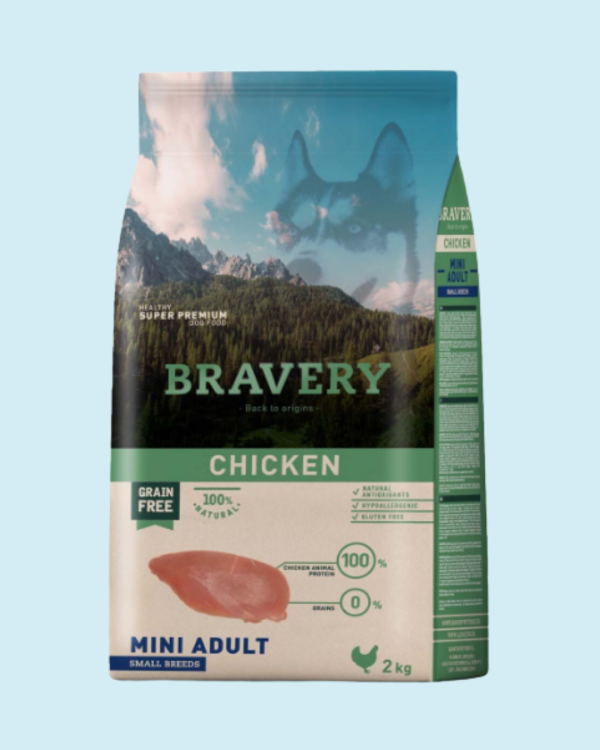 BRAVERY CHICKEN MINI ADULT SMALL BREEDS 2K
