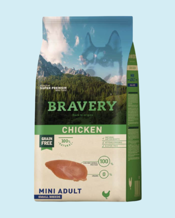 BRAVERY CHICKEN MINI ADULT SMALL BREEDS 7KG