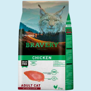 BRAVERY CHICKEN STERILIZED ADULT CAT 2K