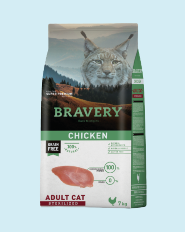 BRAVERY CHICKEN STERILIZED ADULT CAT 7K