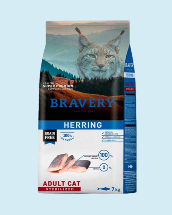 BRAVERY HERRING STERILIZED ADULT CAT 7K