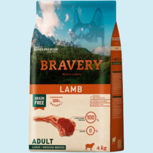 BRAVERY LAMB ADULT LARGE_MEDIUM BREEDS 4KG