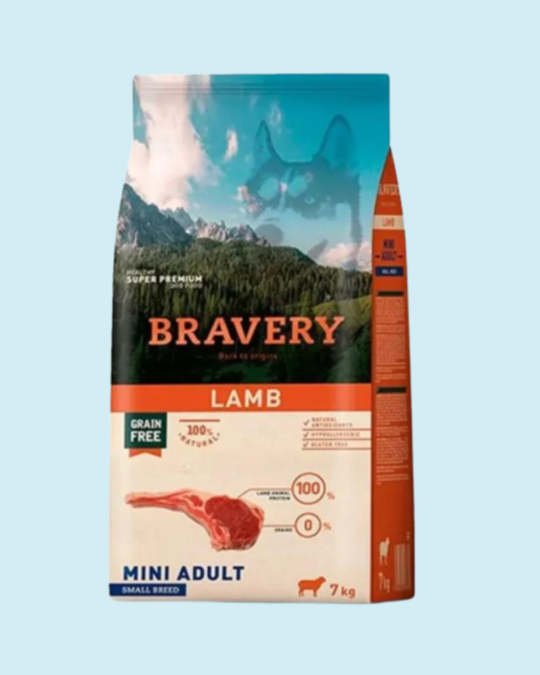 BRAVERY LAMB MINI ADULT SMALL BREEDS 7KG