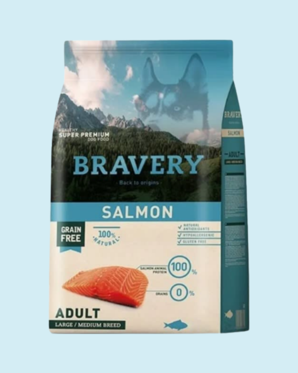 BRAVERY SALMON ADULT LARGE_MEDIUM BREEDS 4KG