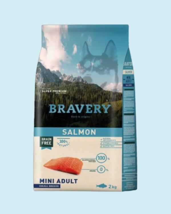 BRAVERY SALMON MINI ADULT SMALL BREEDS 2KG