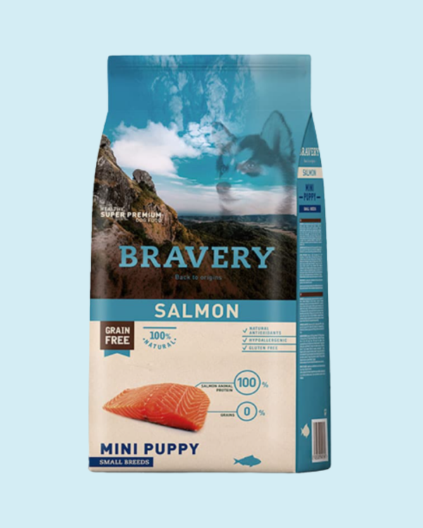 BRAVERY SALMON MINI PUPPY SMALL BREEDS 7KG