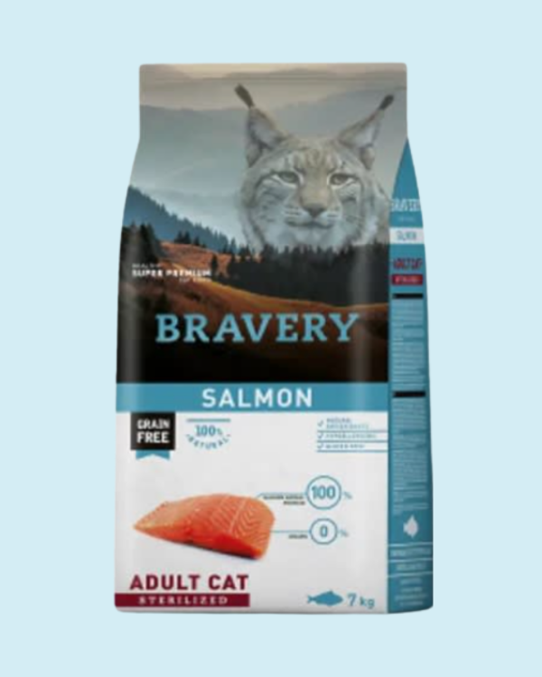 BRAVERY SALMON STERILIZEDADULT CAT 7K
