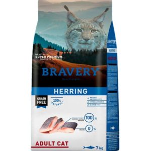 BRAVERY HERRING ADULT CAT 7 Kg