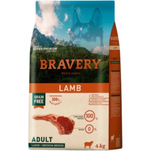 BRAVERY LAMB ADULT LARGE_MEDIUM BREEDS 4 Kg