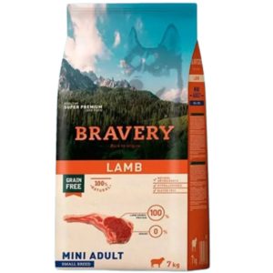 BRAVERY LAMB MINI ADULT SMALL BREEDS 7 Kg