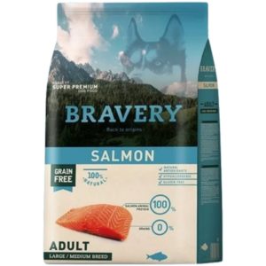 BRAVERY SALMON ADULT LARGE_MEDIUM BREEDS 4 Kg