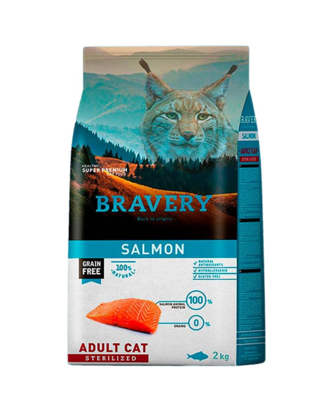 BRAVERY SALMON ADULT CAT 2 Kg