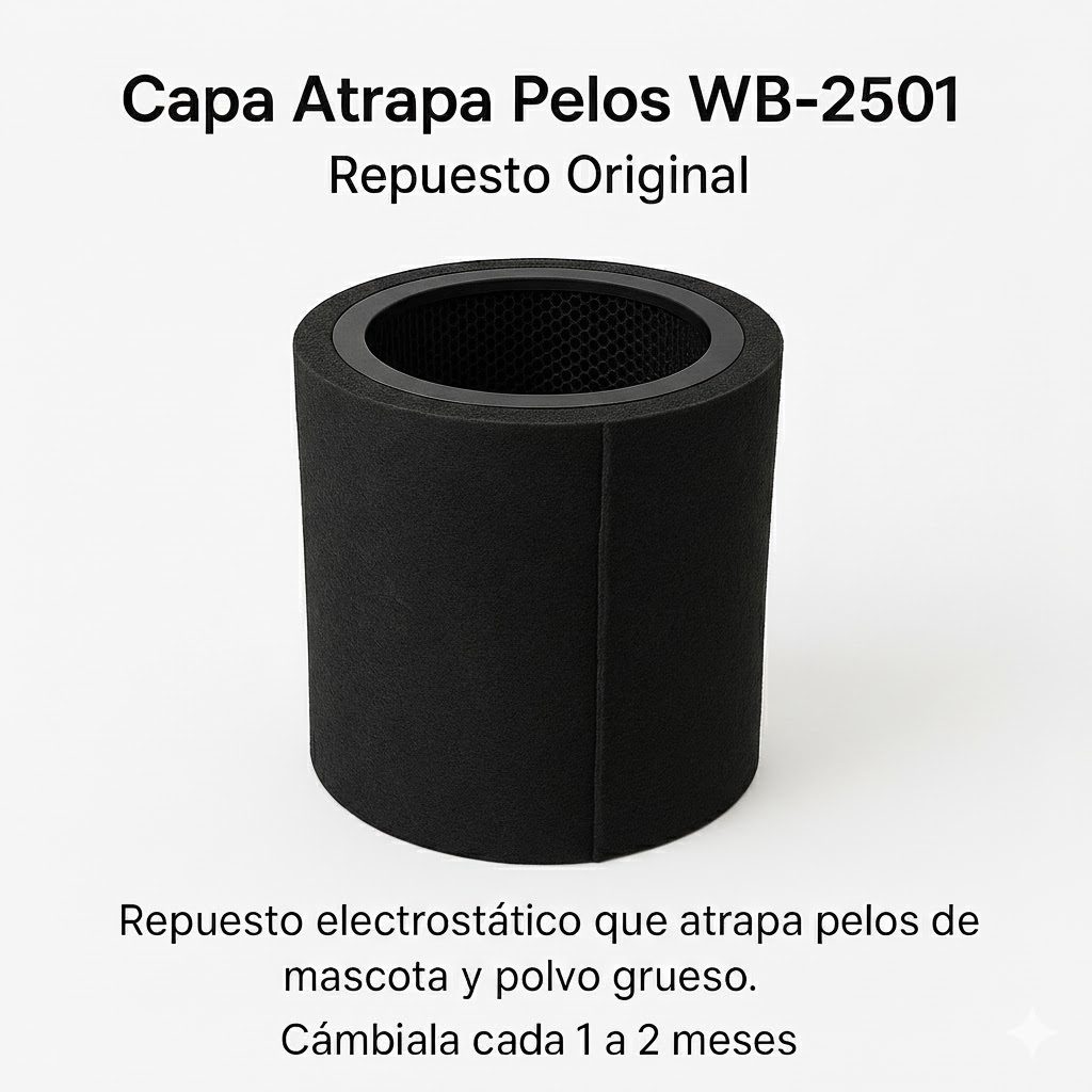 Purificador de Aire Intelligent Pet – Especial para Hogares con Mascotas - Imagen 3