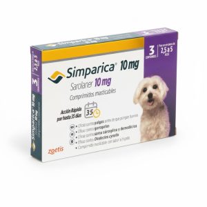 Simparica 10 mg – Antiparasitario para perros pequeños (2,5 a 5 kg)