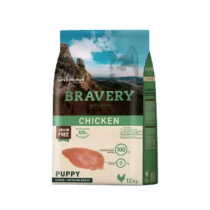 Bravery Chicken Puppy Large/Medium Breeds 12 Kg